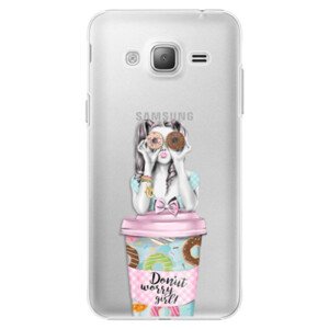 Plastové pouzdro iSaprio - Donut Worry - Samsung Galaxy J3