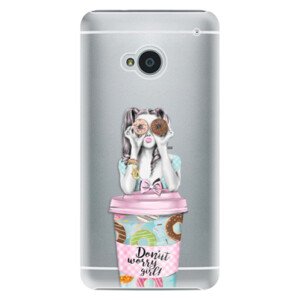 Plastové pouzdro iSaprio - Donut Worry - HTC One M7