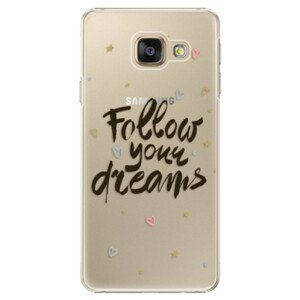 Plastové pouzdro iSaprio - Follow Your Dreams - black - Samsung Galaxy A5 2016
