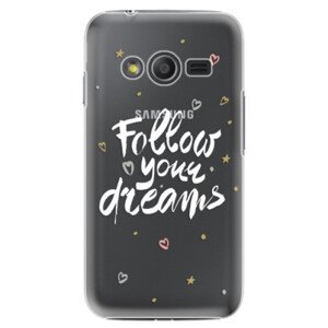 Plastové pouzdro iSaprio - Follow Your Dreams - white - Samsung Galaxy Trend 2 Lite