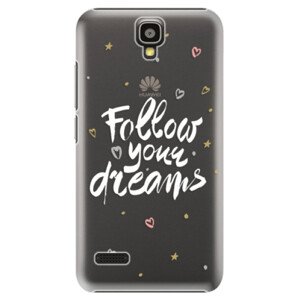 Plastové pouzdro iSaprio - Follow Your Dreams - white - Huawei Ascend Y5