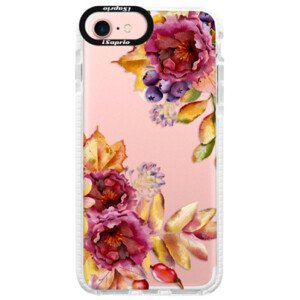 Silikonové pouzdro Bumper iSaprio - Fall Flowers - iPhone 7