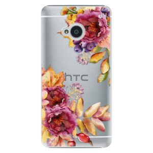 Plastové pouzdro iSaprio - Fall Flowers - HTC One M7