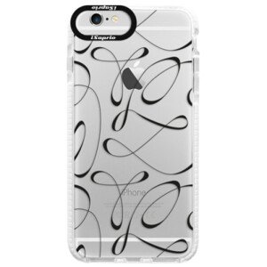 Silikonové pouzdro Bumper iSaprio - Fancy - black - iPhone 6/6S
