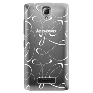 Plastové pouzdro iSaprio - Fancy - white - Lenovo A2010