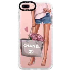 Silikonové pouzdro Bumper iSaprio - Fashion Bag - iPhone 7 Plus