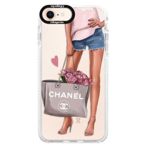 Silikonové pouzdro Bumper iSaprio - Fashion Bag - iPhone 8