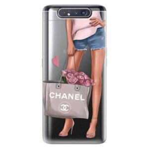 Odolné silikonové pouzdro iSaprio - Fashion Bag - Samsung Galaxy A80