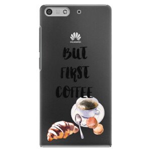 Plastové pouzdro iSaprio - First Coffee - Huawei Ascend P7 Mini