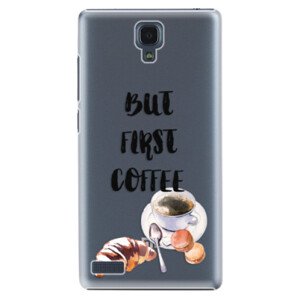 Plastové pouzdro iSaprio - First Coffee - Xiaomi Redmi Note