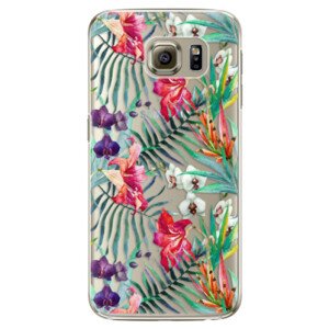 Plastové pouzdro iSaprio - Flower Pattern 03 - Samsung Galaxy S6 Edge Plus