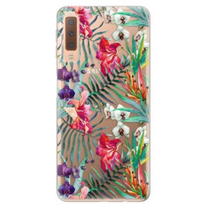 Odolné silikonové pouzdro iSaprio - Flower Pattern 03 - Samsung Galaxy A7 (2018)