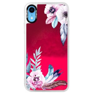 Neonové pouzdro Pink iSaprio - Flower Pattern 04 - iPhone XR
