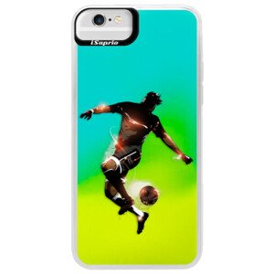 Neonové pouzdro Blue iSaprio - Fotball 01 - iPhone 6 Plus/6S Plus