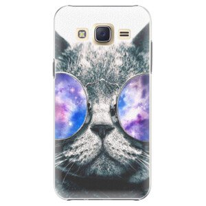 Plastové pouzdro iSaprio - Galaxy Cat - Samsung Galaxy Core Prime