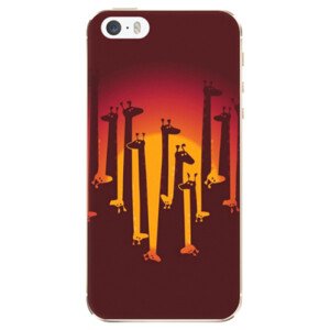 Odolné silikonové pouzdro iSaprio - Giraffe 01 - iPhone 5/5S/SE