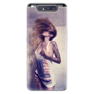 Odolné silikonové pouzdro iSaprio - Girl 01 - Samsung Galaxy A80