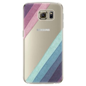 Plastové pouzdro iSaprio - Glitter Stripes 01 - Samsung Galaxy S6 Edge Plus