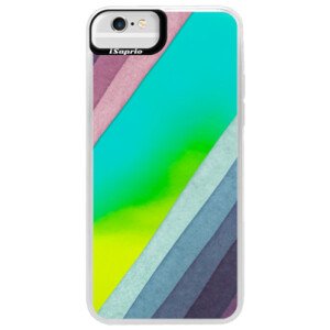 Neonové pouzdro Blue iSaprio - Glitter Stripes 01 - iPhone 6 Plus/6S Plus