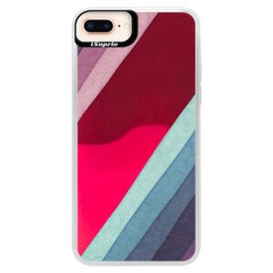 Neonové pouzdro Pink iSaprio - Glitter Stripes 01 - iPhone 8 Plus