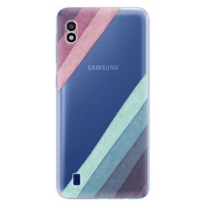 Odolné silikonové pouzdro iSaprio - Glitter Stripes 01 - Samsung Galaxy A10