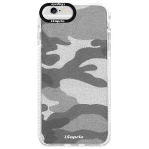 Silikonové pouzdro Bumper iSaprio - Gray Camuflage 02 - iPhone 6/6S
