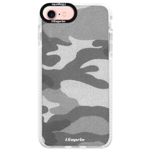 Silikonové pouzdro Bumper iSaprio - Gray Camuflage 02 - iPhone 7
