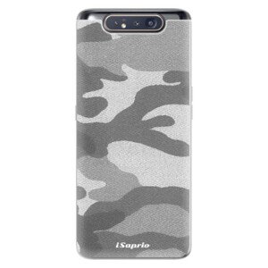 Odolné silikonové pouzdro iSaprio - Gray Camuflage 02 - Samsung Galaxy A80