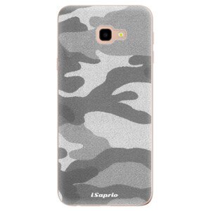 Odolné silikonové pouzdro iSaprio - Gray Camuflage 02 - Samsung Galaxy J4+