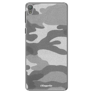 Plastové pouzdro iSaprio - Gray Camuflage 02 - Sony Xperia E5