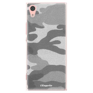 Plastové pouzdro iSaprio - Gray Camuflage 02 - Sony Xperia XA1