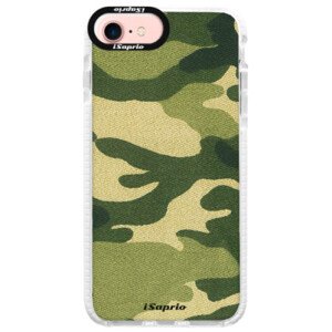 Silikonové pouzdro Bumper iSaprio - Green Camuflage 01 - iPhone 7