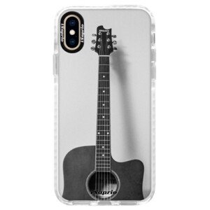 Silikonové pouzdro Bumper iSaprio - Guitar 01 - iPhone XS