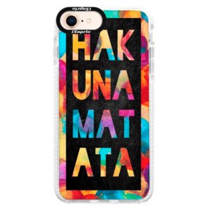 Silikonové pouzdro Bumper iSaprio - Hakuna Matata 01 - iPhone 8