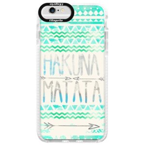 Silikonové pouzdro Bumper iSaprio - Hakuna Matata Green - iPhone 6/6S