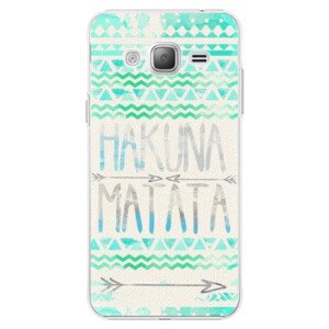 Plastové pouzdro iSaprio - Hakuna Matata Green - Samsung Galaxy J3