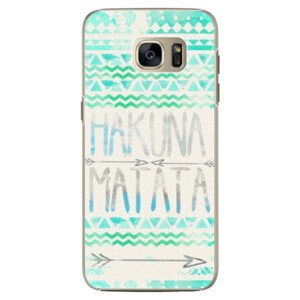 Plastové pouzdro iSaprio - Hakuna Matata Green - Samsung Galaxy S7