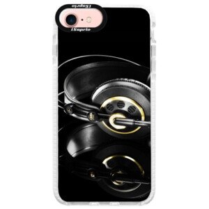 Silikonové pouzdro Bumper iSaprio - Headphones 02 - iPhone 7