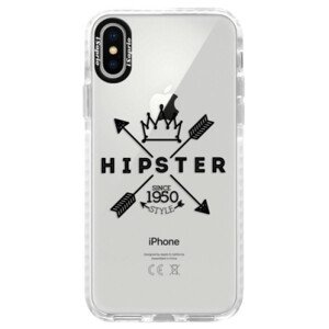 Silikonové pouzdro Bumper iSaprio - Hipster Style 02 - iPhone X