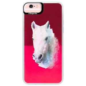 Neonové pouzdro Pink iSaprio - Horse 01 - iPhone 6 Plus/6S Plus