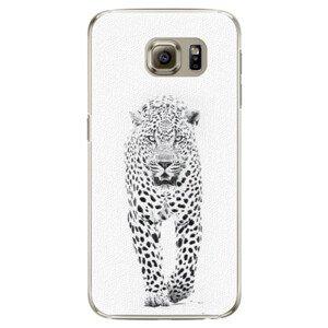 Plastové pouzdro iSaprio - White Jaguar - Samsung Galaxy S6 Edge
