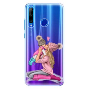 Plastové pouzdro iSaprio - Kissing Mom - Blond and Girl - Huawei Honor 20 Lite