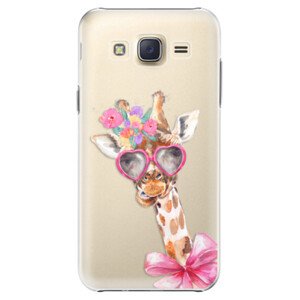 Plastové pouzdro iSaprio - Lady Giraffe - Samsung Galaxy Core Prime