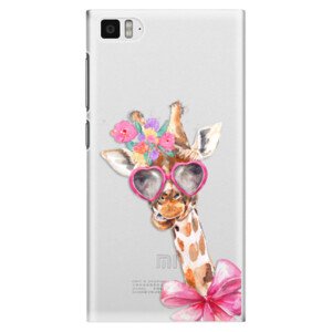 Plastové pouzdro iSaprio - Lady Giraffe - Xiaomi Mi3