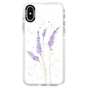 Silikonové pouzdro Bumper iSaprio - Lavender - iPhone X