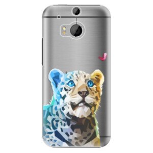 Plastové pouzdro iSaprio - Leopard With Butterfly - HTC One M8