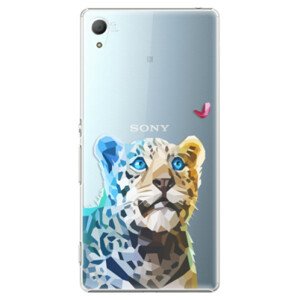 Plastové pouzdro iSaprio - Leopard With Butterfly - Sony Xperia Z3+ / Z4