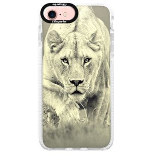 Silikonové pouzdro Bumper iSaprio - Lioness 01 - iPhone 7