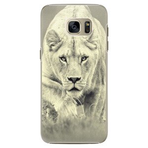 Plastové pouzdro iSaprio - Lioness 01 - Samsung Galaxy S7