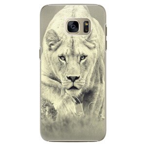 Plastové pouzdro iSaprio - Lioness 01 - Samsung Galaxy S7 Edge